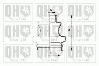 QUINTON HAZELL qjb906 -  Комплект пыльника, приводной вал